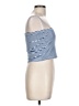 Shein Blue Tube Top Size L - photo 4