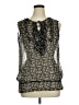 Quintessential 100% Polyester Black Sleeveless Blouse Size XL - photo 1
