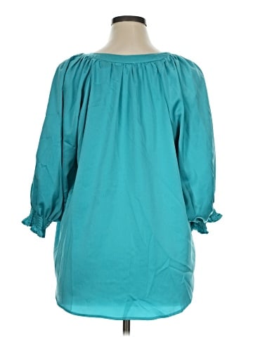Umgee 3/4 Sleeve Blouse (view 2)