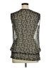 Quintessential 100% Polyester Black Sleeveless Blouse Size XL - photo 2