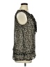 Quintessential 100% Polyester Black Sleeveless Blouse Size XL - photo 4