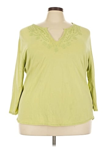 Liz Claiborne 3/4 Sleeve Top (view 1)