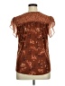 Daniel Rainn Brown Short Sleeve Blouse Size XL (petite) - photo 2
