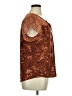 Daniel Rainn Brown Short Sleeve Blouse Size XL (petite) - photo 4