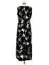 DressBarn 100% Polyester Tropical Black Casual Dress Size 12 - photo 2