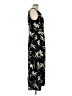 DressBarn 100% Polyester Tropical Black Casual Dress Size 12 - photo 4