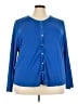 Fresh Produce 100% Cotton Blue Cardigan Size 3X - photo 1