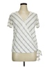 Bobeau Silver Short Sleeve Top Size XL - photo 1