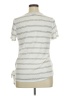 Bobeau Silver Short Sleeve Top Size XL - photo 2