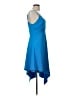 Alice + Olivia 100% Polyester Blue Cocktail Dress Size 10 - photo 4