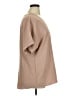 Unbranded 100% Polyester Tan Short Sleeve Blouse Size XL - photo 4