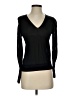 Joan Vass 100% Rayon Black Pullover Sweater Size XS - photo 1