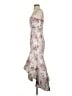 Lulus 100% Polyester Floral Silver Cocktail Dress Size XS - photo 5