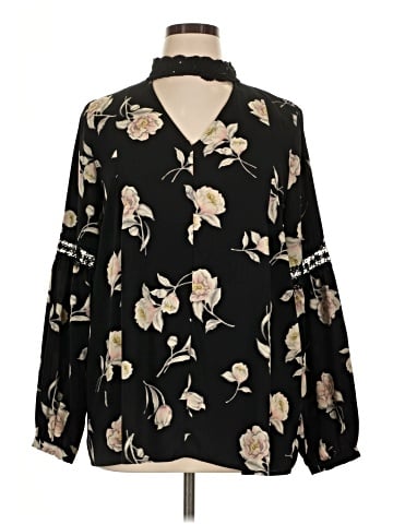 Blu Pepper Long Sleeve Blouse (view 1)