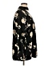 Blu Pepper 100% Polyester Floral Black Long Sleeve Blouse Size XL - photo 4