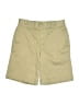 Lands' End 100% Cotton Solid Tan Khaki Shorts Size 12 - photo 1