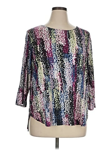 Philosophy Republic Clothing 3/4 Sleeve Blouse (view 1)