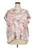 Studio 1886 Pink Short Sleeve Blouse Size 2X - photo 1