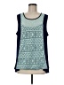 Perseption Teal Sleeveless Top Size M (estimated) - photo 1