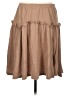 MM Solid Tan Casual Skirt Size M - photo 2