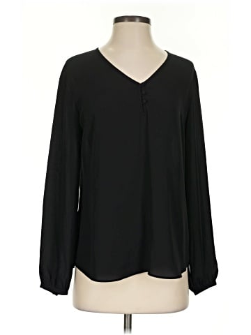 White House Black Market Long Sleeve Blouse (view 1)
