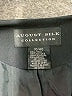 August Silk 100% Silk Black Silk Blazer Size 10 - photo 6