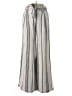 Happily Grey Stripes Silver Casual Pants Size S - photo 1