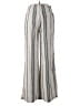 Happily Grey Stripes Silver Casual Pants Size S - photo 2