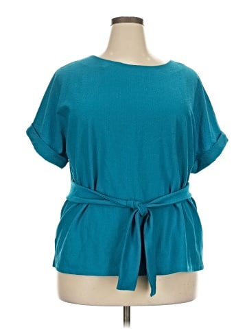 Dana Buchman Short Sleeve Blouse (view 1)