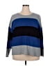 Apt. 9 Color Block Blue Pullover Sweater Size XXL - photo 1