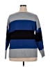Apt. 9 Color Block Blue Pullover Sweater Size XXL - photo 2
