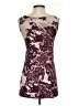 Studio Y Damask Floral Graphic Jacquard Paisley Tropical Burgundy Sleeveless Top Size XS - photo 2