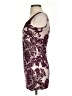 Studio Y Damask Floral Graphic Jacquard Paisley Tropical Burgundy Sleeveless Top Size XS - photo 5