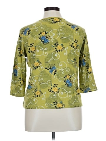 Karen Scott Sport 3/4 Sleeve T-Shirt (view 2)
