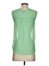 Gap Outlet 100% Polyester Green Sleeveless Blouse Size S - photo 2