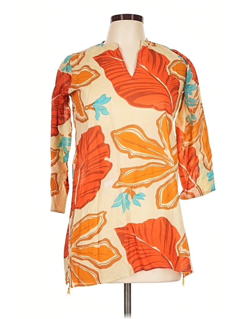 Pre-owned Roberta Roller Rabbit Casual Dress In Orange