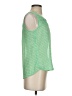 Gap Outlet 100% Polyester Green Sleeveless Blouse Size S - photo 4