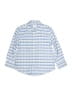 Crewcuts 100% Cotton Stripes Blue Long Sleeve Button-Down Shirt Size 6 - 7 - photo 1