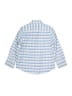 Crewcuts 100% Cotton Stripes Blue Long Sleeve Button-Down Shirt Size 6 - 7 - photo 2