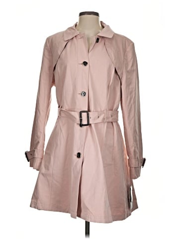 Black Rivet Trenchcoat (view 1)