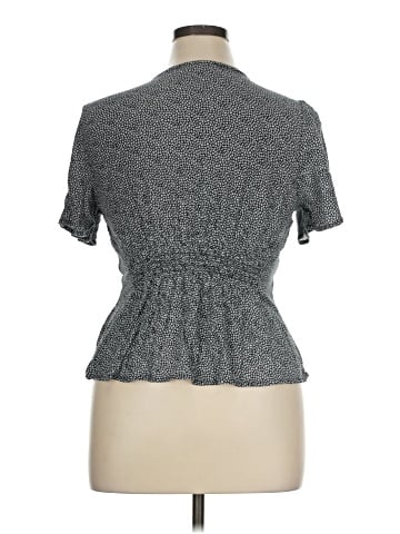Abercrombie & Fitch Short Sleeve Blouse (view 2)