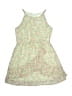 Knit Works 100% Polyester Floral Green Dress Size 10 - photo 1