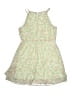 Knit Works 100% Polyester Floral Green Dress Size 10 - photo 2