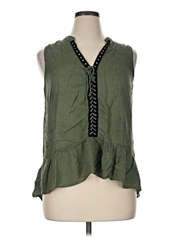 Eyeshadow Sleeveless Blouse (view 1)