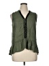 Eyeshadow 100% Rayon Green Sleeveless Blouse Size XL - photo 1