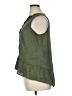 Eyeshadow 100% Rayon Green Sleeveless Blouse Size XL - photo 5