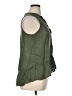 Eyeshadow 100% Rayon Green Sleeveless Blouse Size XL - photo 4