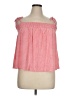 Soma Stripes Pink Sleeveless Blouse Size XL - photo 1