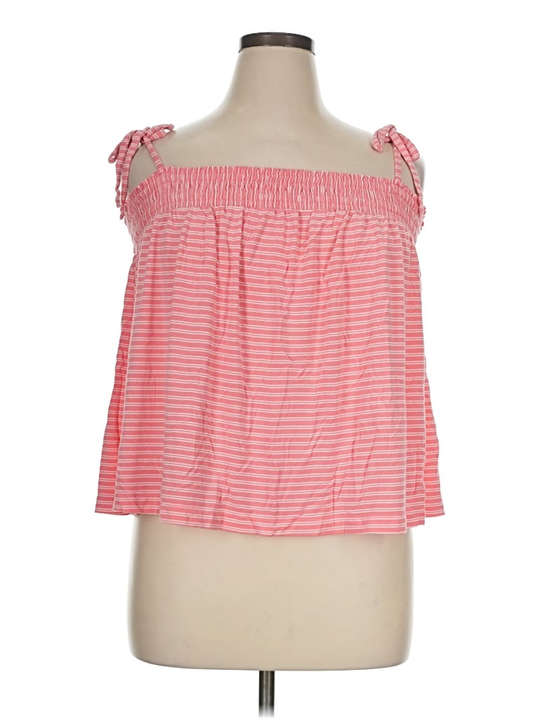 Pre-owned Soma Sleeveless Blouse In Pink