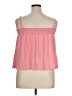 Soma Stripes Pink Sleeveless Blouse Size XL - photo 2